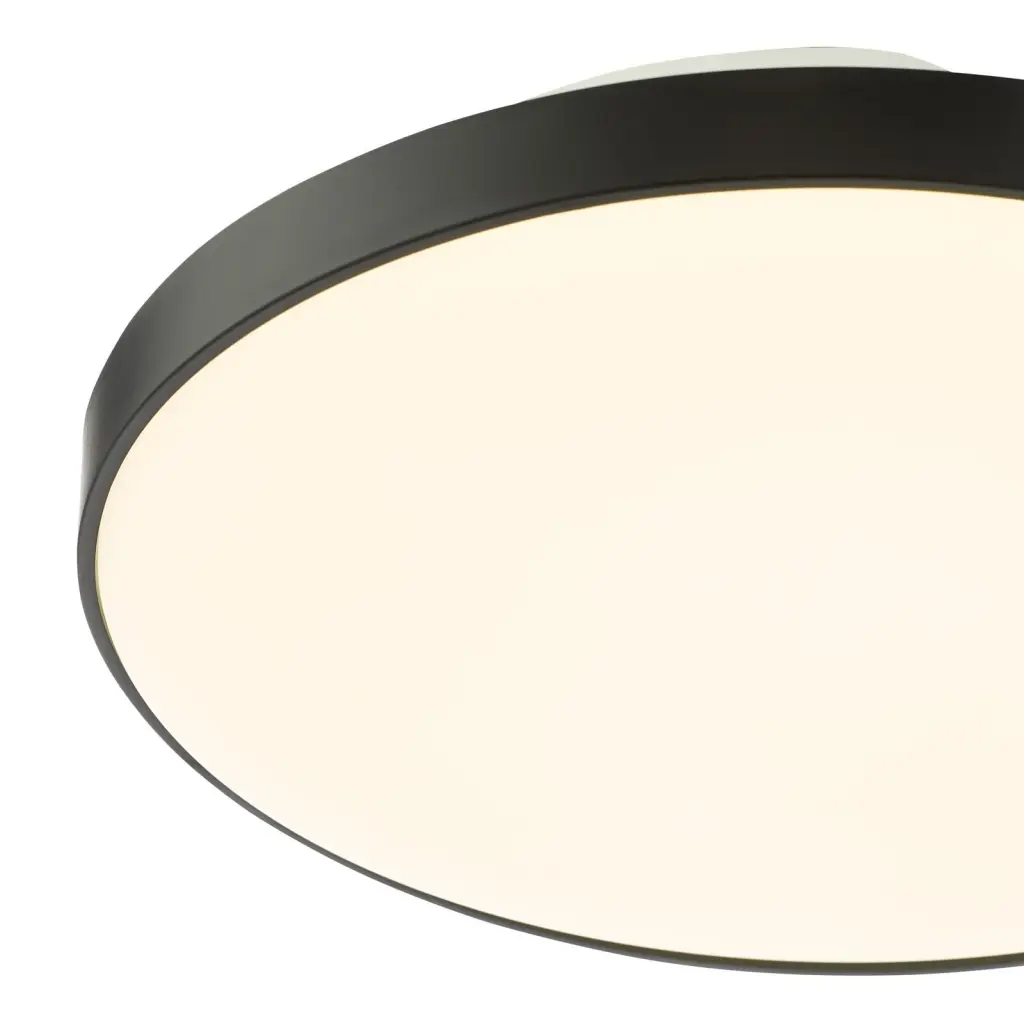 Essien LED Flush Fitting in Black & White IP44