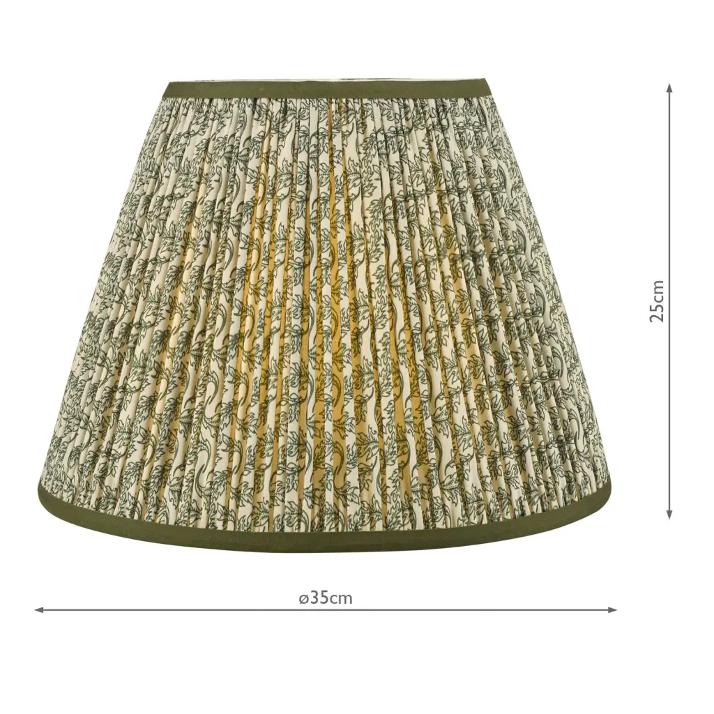 Esther Green 350mm Cotton Empire Shade