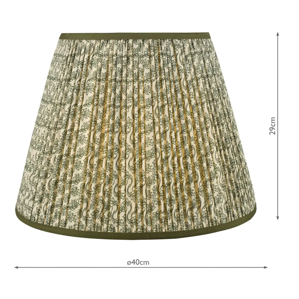 Esther Green 400mm Cotton Empire Shade