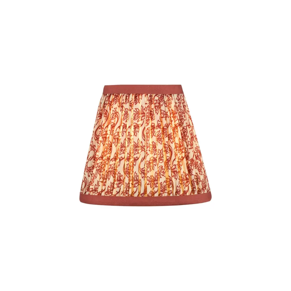 Esther Red 150mm Cotton Empire Shade