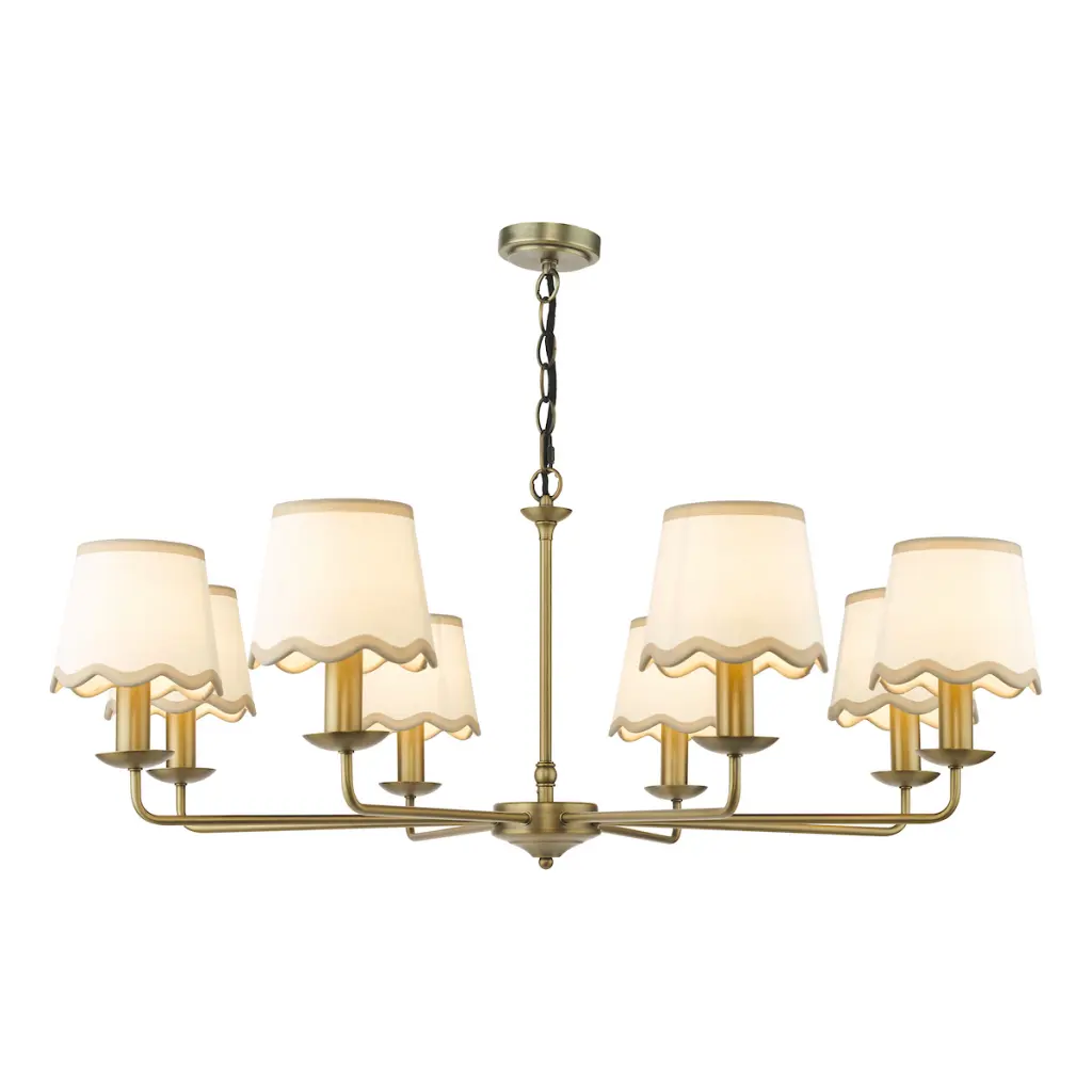 Favian 8 Light Matt Bronze Pendant