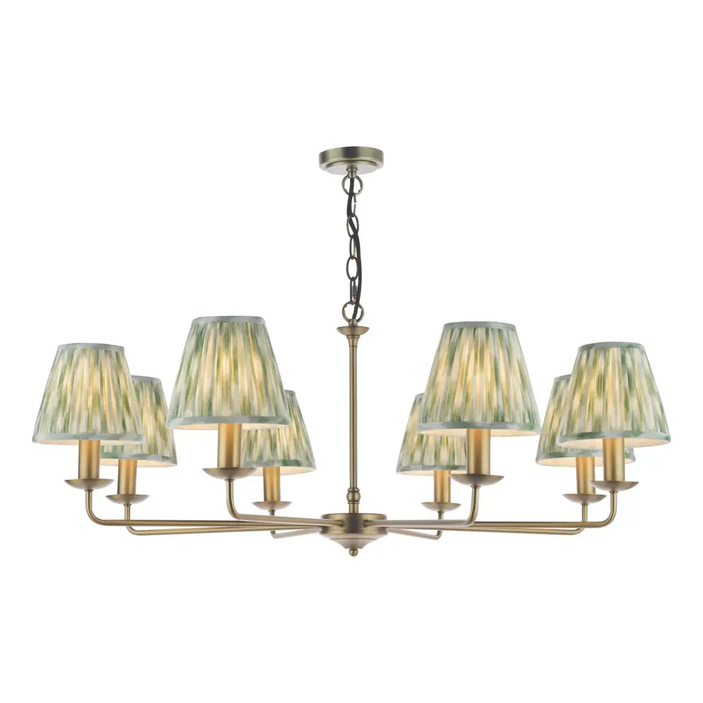 Favian 8 Light Matt Bronze Pendant