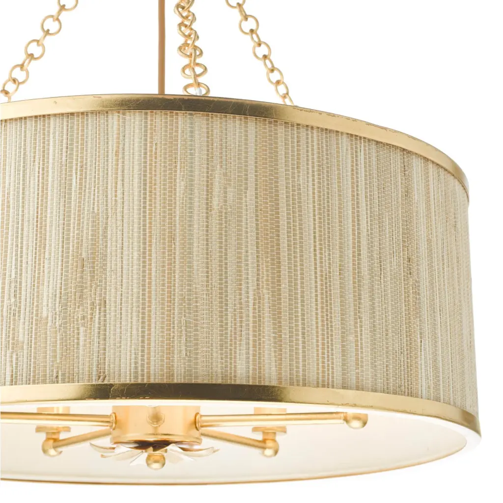 Fenella 5 Light Gold Pendant