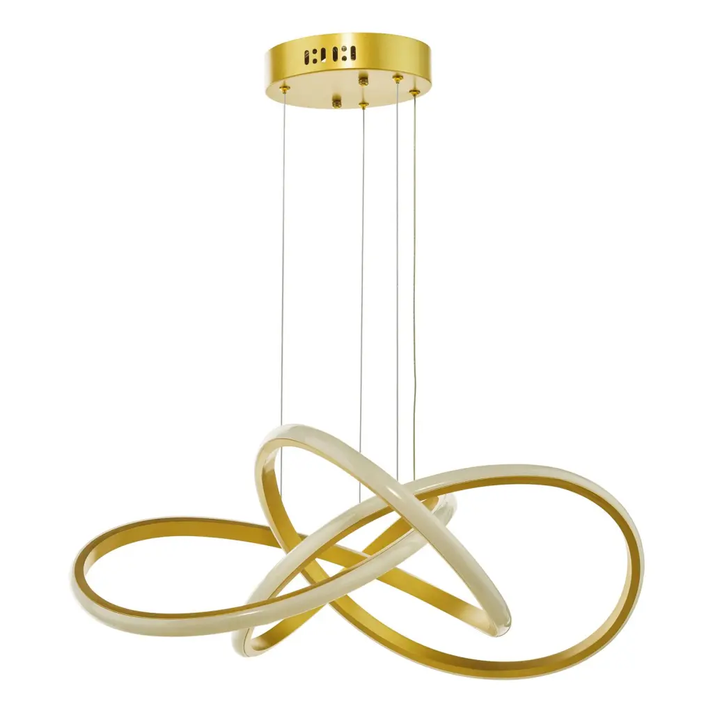 Fusion Satin Gold CCT LED Pendant