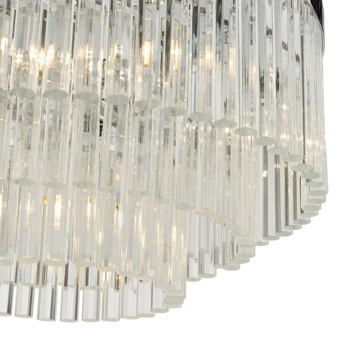 Giovana 5lt Pendant Polished Chrome & Clear Glass