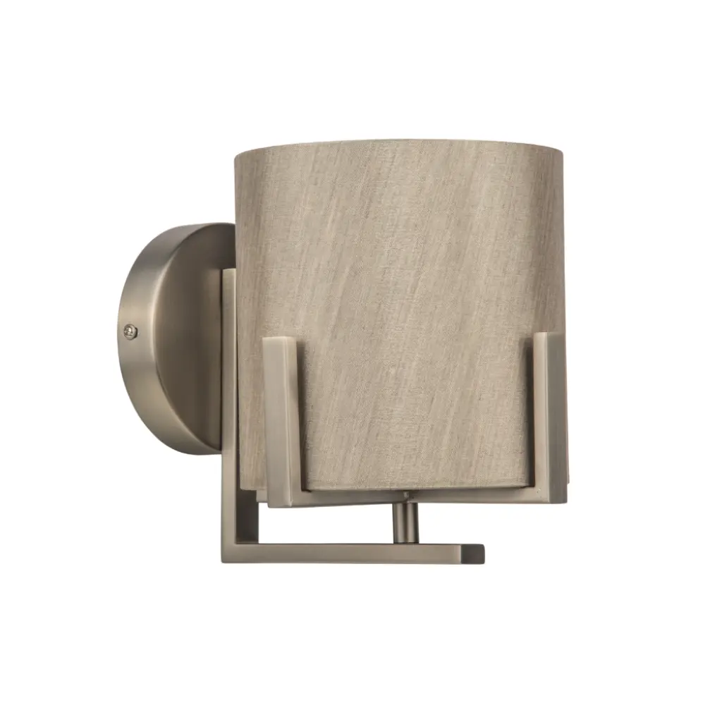 Hadden Satin Chrome Wall Light