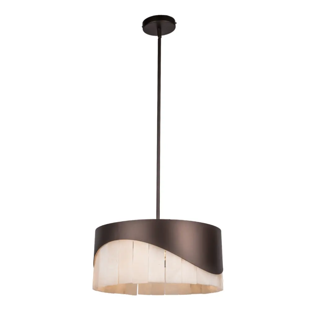 Hamilton 3 Light Dark Bronze Pendant