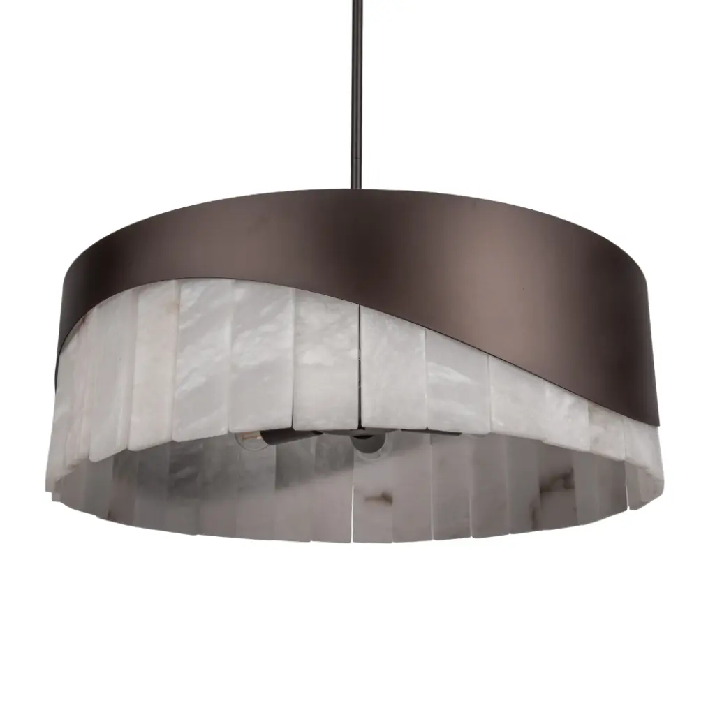 Hamilton 6 Light Dark Bronze Pendant