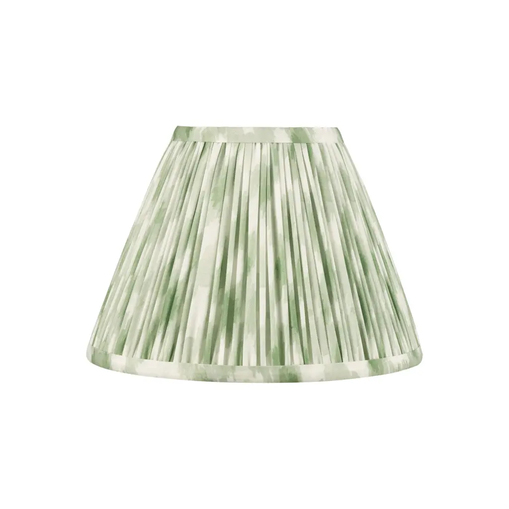 Ikat Green 250mm Cotton Empire Shade