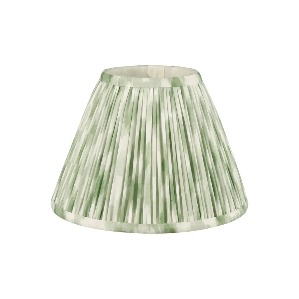 Ikat Green 250mm Cotton Empire Shade