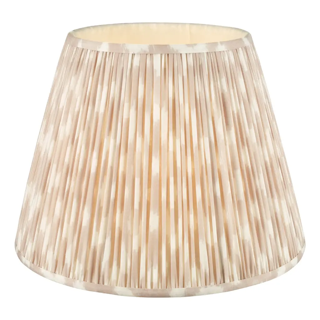 Ikat Taupe 400mm Cotton Empire Shade