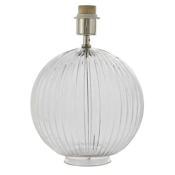 Jemma Clear Glass Table Lamp