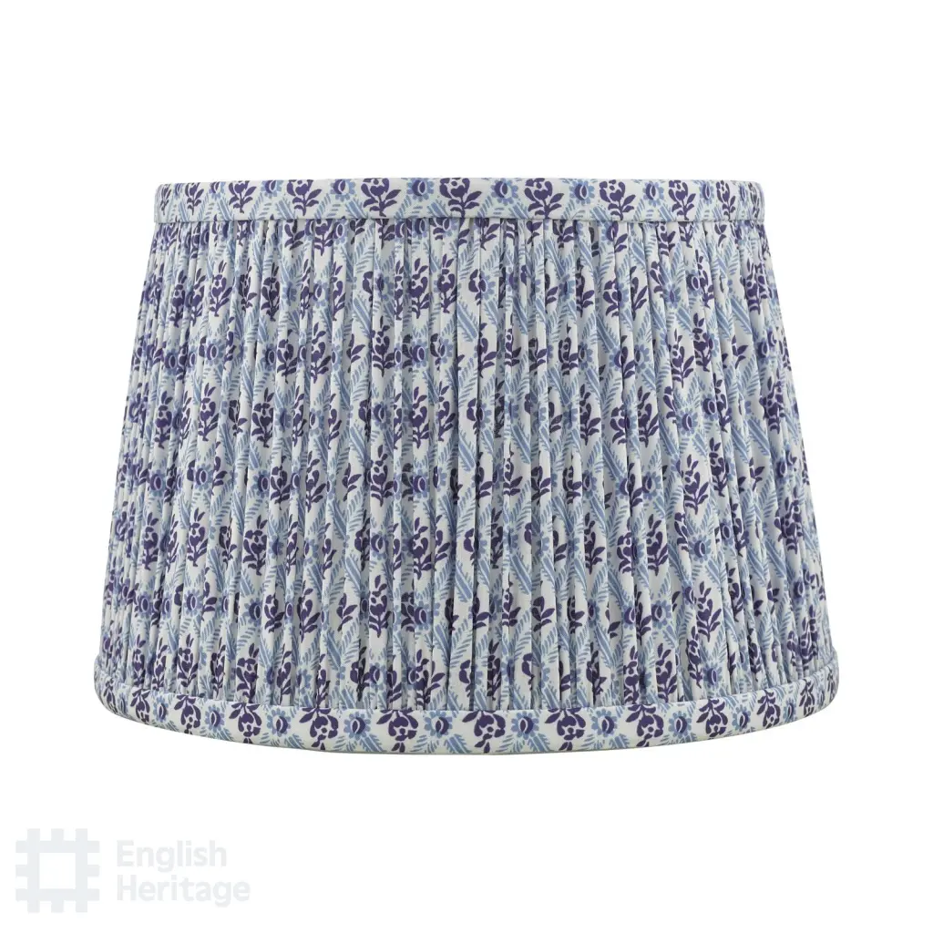 St John Blue 25cm Cotton Empire Shade