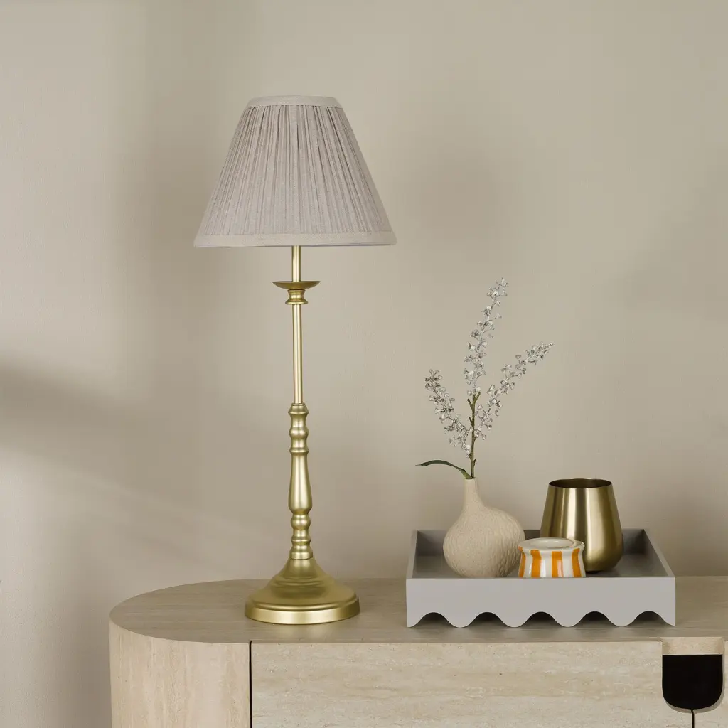 Judy Gold Table Lamp C/W Shade