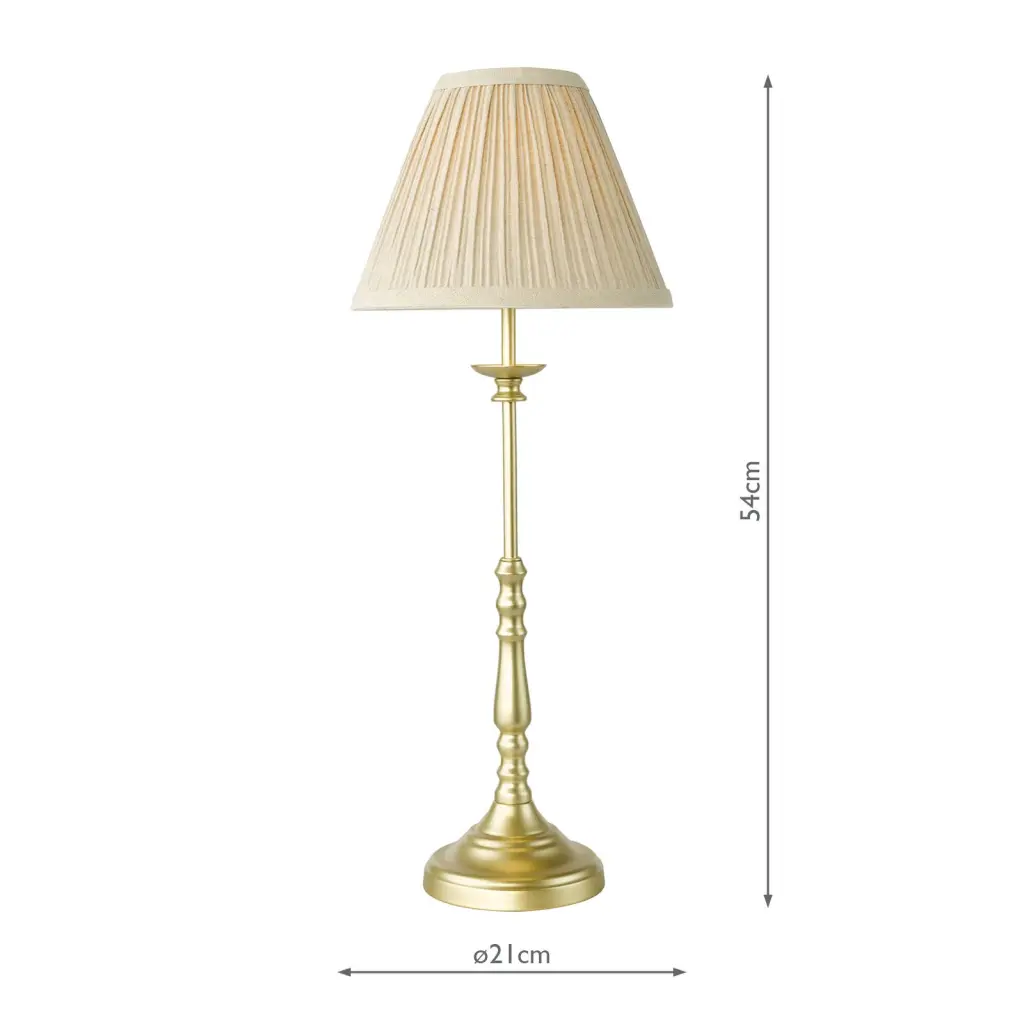 Judy Gold Table Lamp C/W Shade