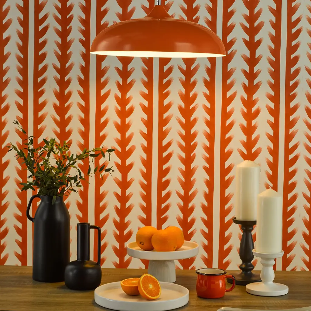 Kaelan Single Pendant in Orange Finish