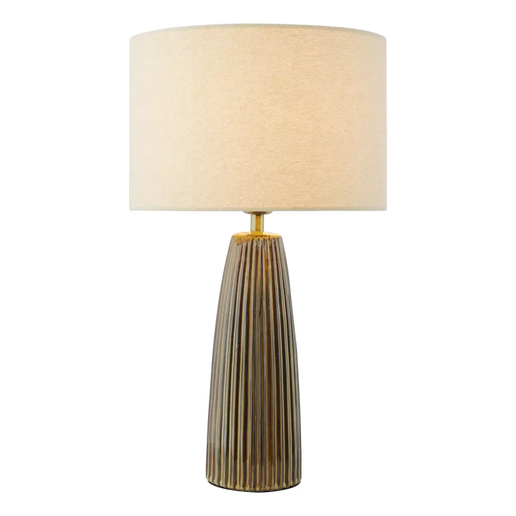 Kaulana Brown Table Lamp C/W Shade