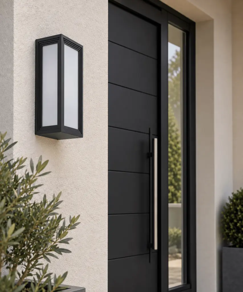 Keating Anthracite Wall Light IP54