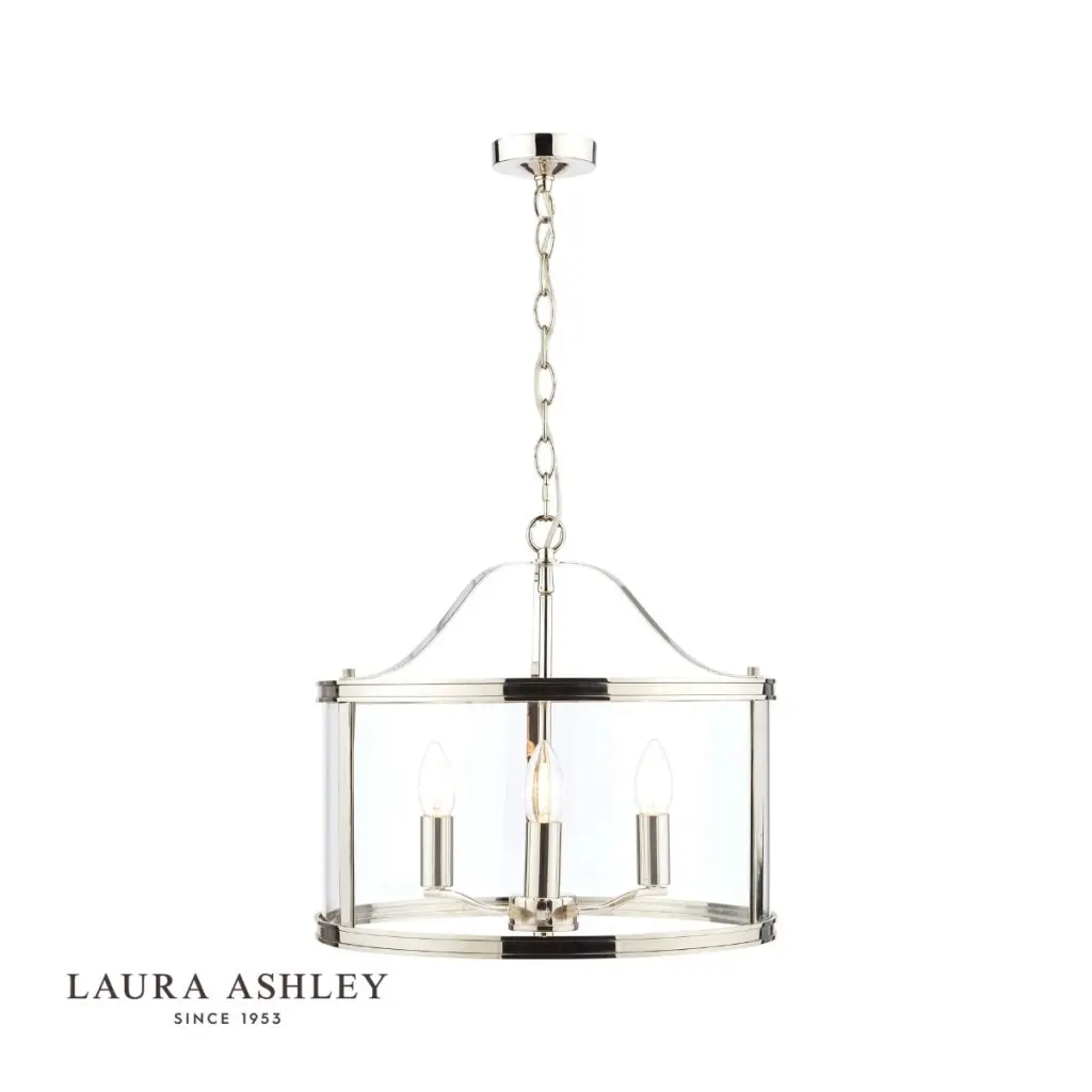 Harrington 3 Light Polished Nickel Pendant