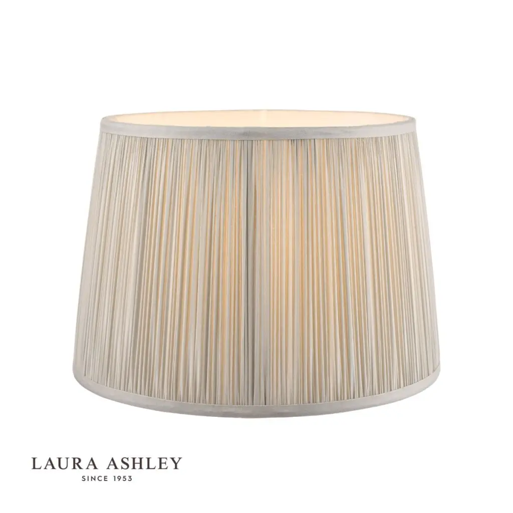 Hemsley Silk Silver Shade 300mm/12 inch