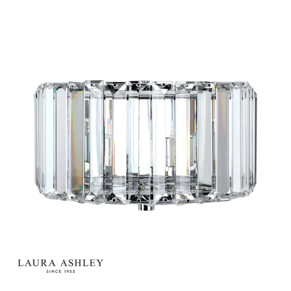 Fernhurst Wall Light Polished Chrome Glass