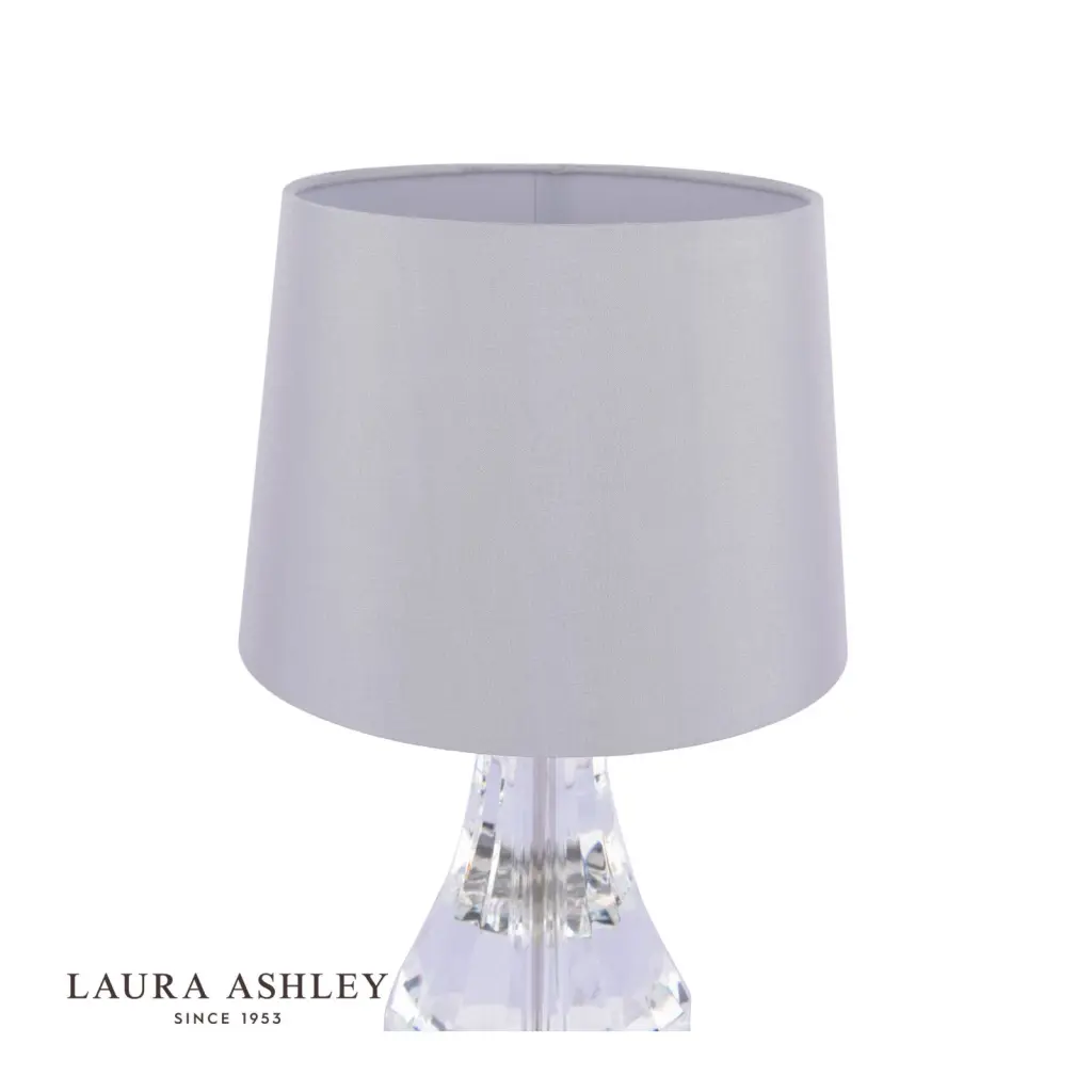 Humby Polished Nickel Touch Table Lamp C/W Shade