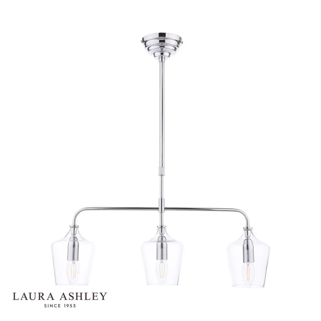 Ockley 3 Light Polished Chrome Bar Pendant