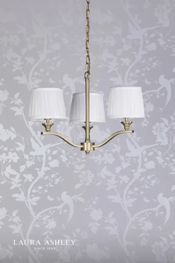 Hemsley 3 Light Antique Brass Ceiling Pendant