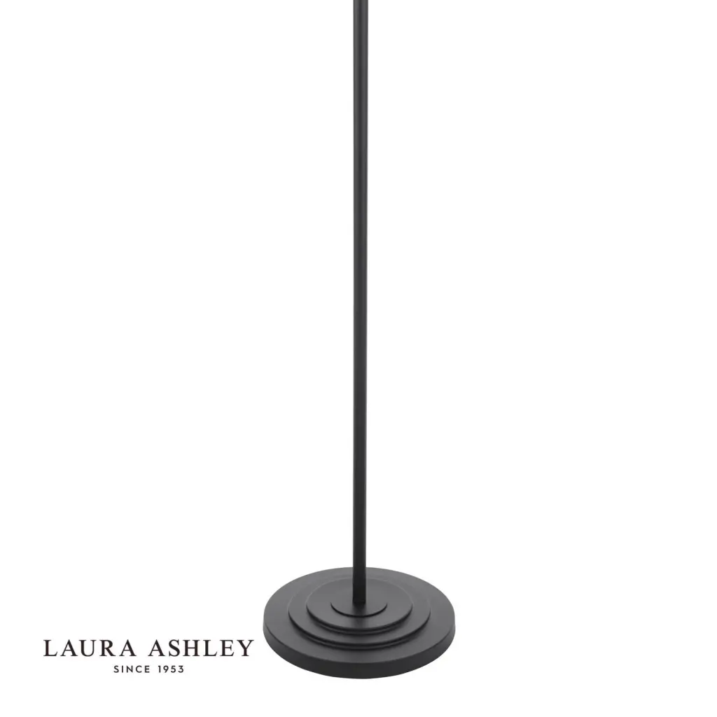 Marlowe Swing Arm Floor Lamp in Matt Black C/W Shade