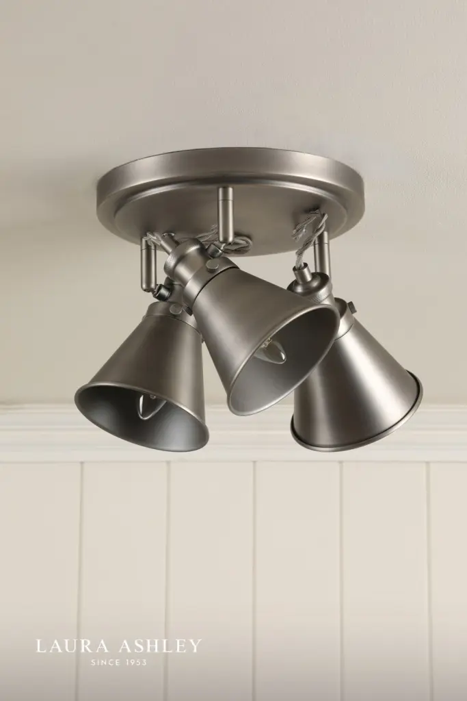 Rufus 3 Light Industrial Nickel Spotlight