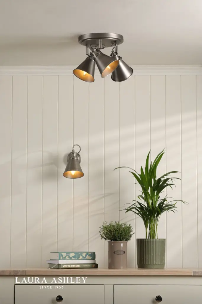 Rufus 3 Light Industrial Nickel Spotlight