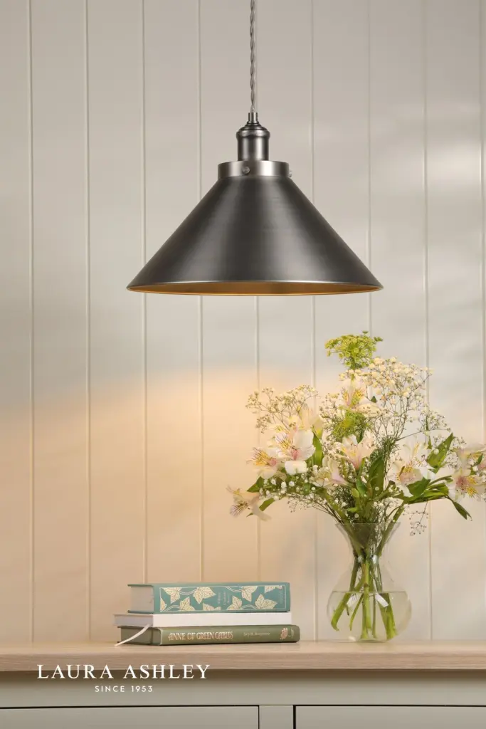 Rufus Large Industrial Nickel Pendant