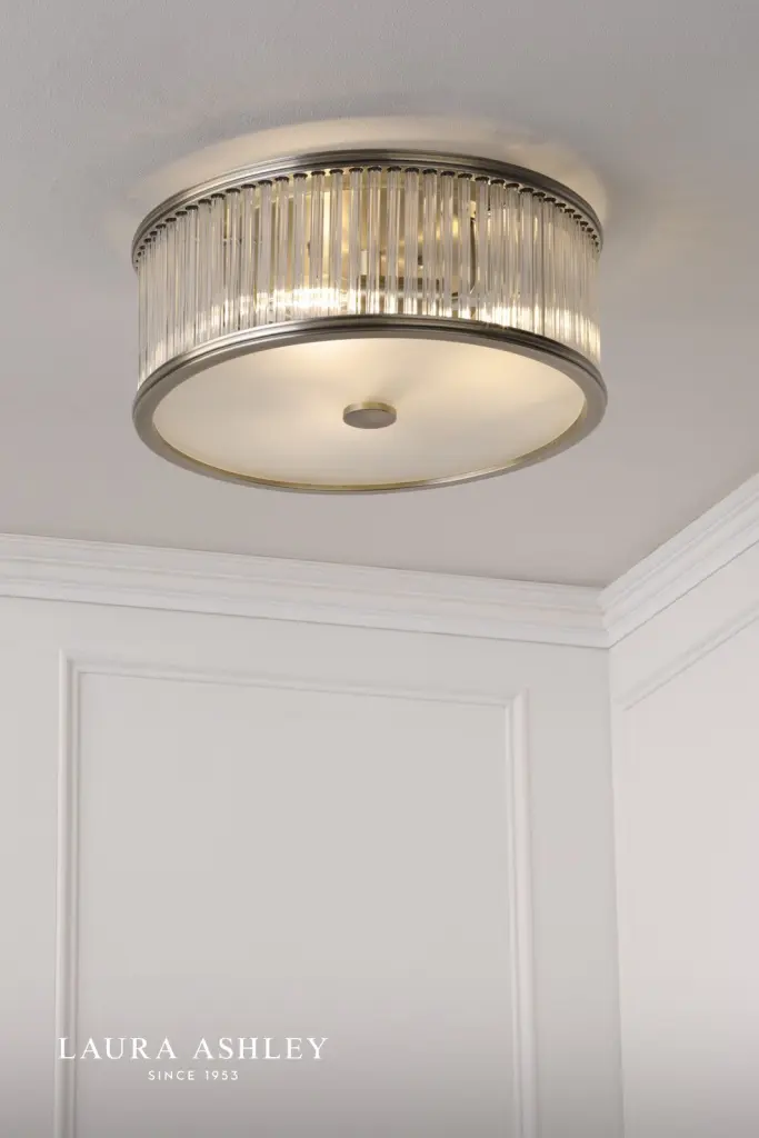 Sutton 2 Light Antique Brass Flush Fitting