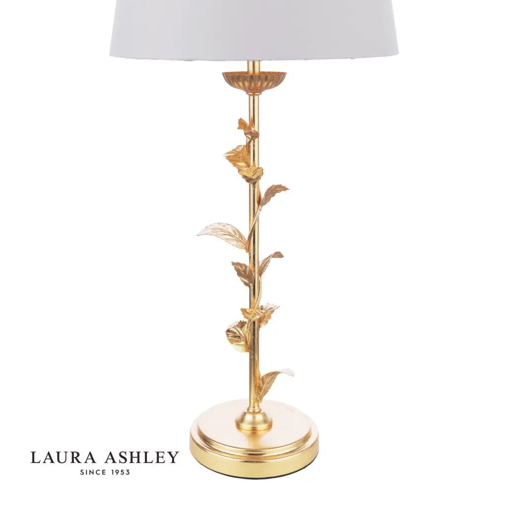 Halton Gold Leaf Table Lamp C/W Shade