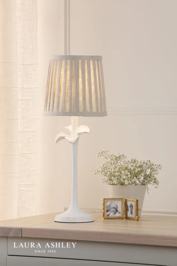 Eleni White Table Lamp C/W Shade