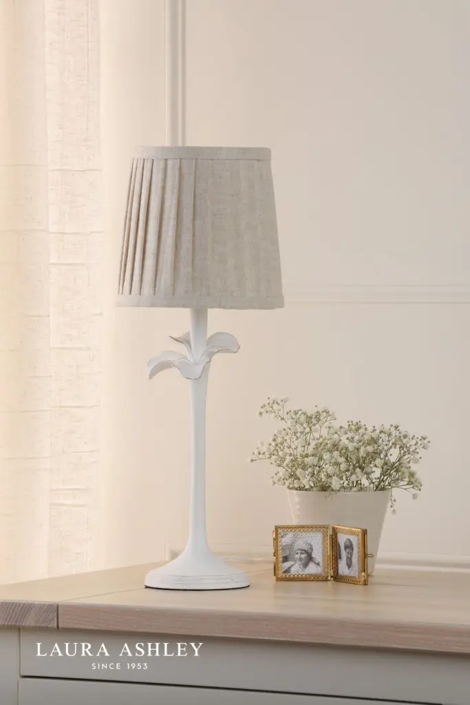 Eleni White Table Lamp C/W Shade