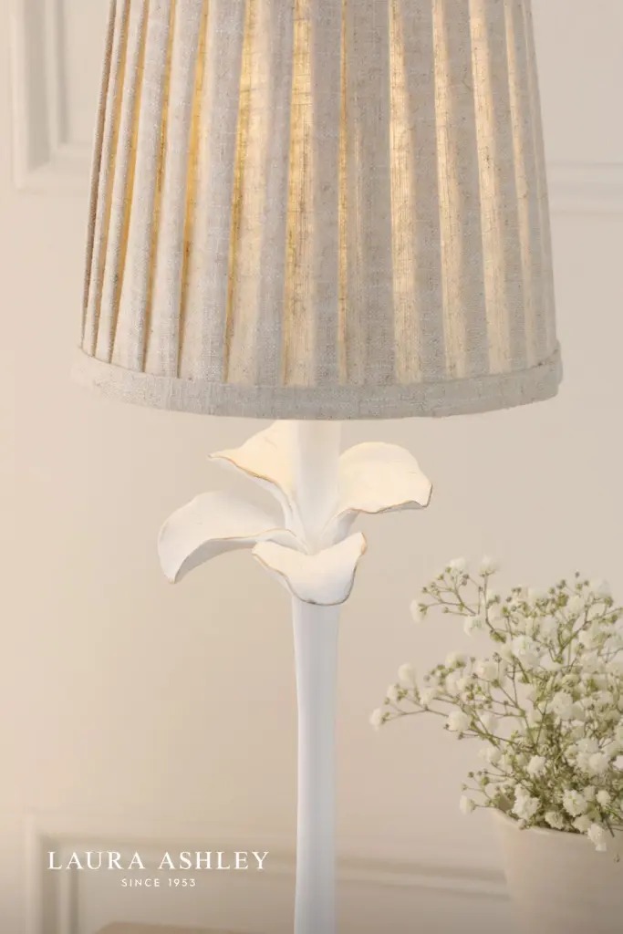 Eleni White Table Lamp C/W Shade
