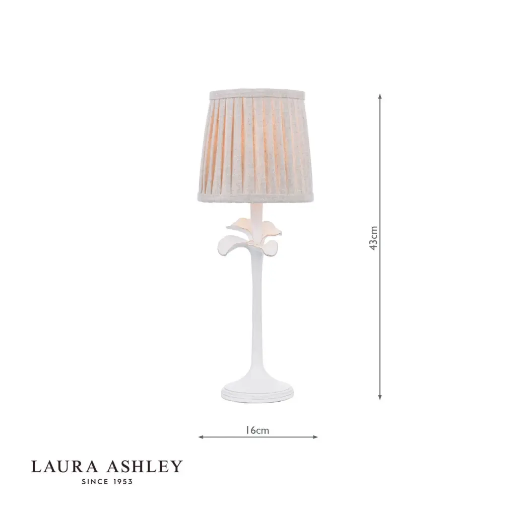 Eleni White Table Lamp C/W Shade