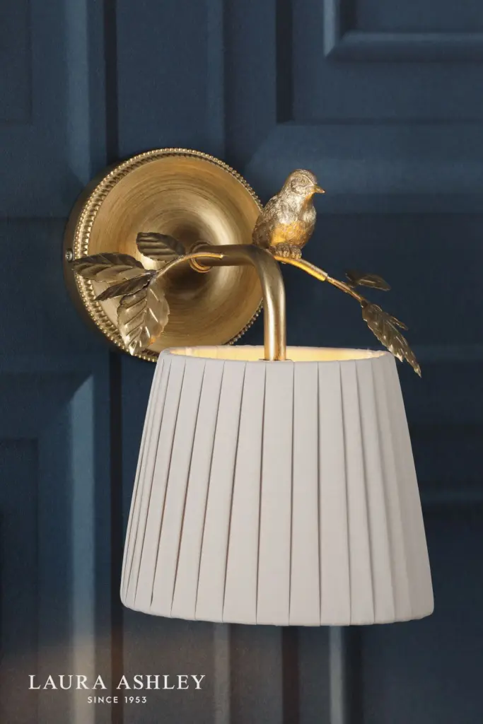 Egelton Aged Brass Wall Light C/W Shade