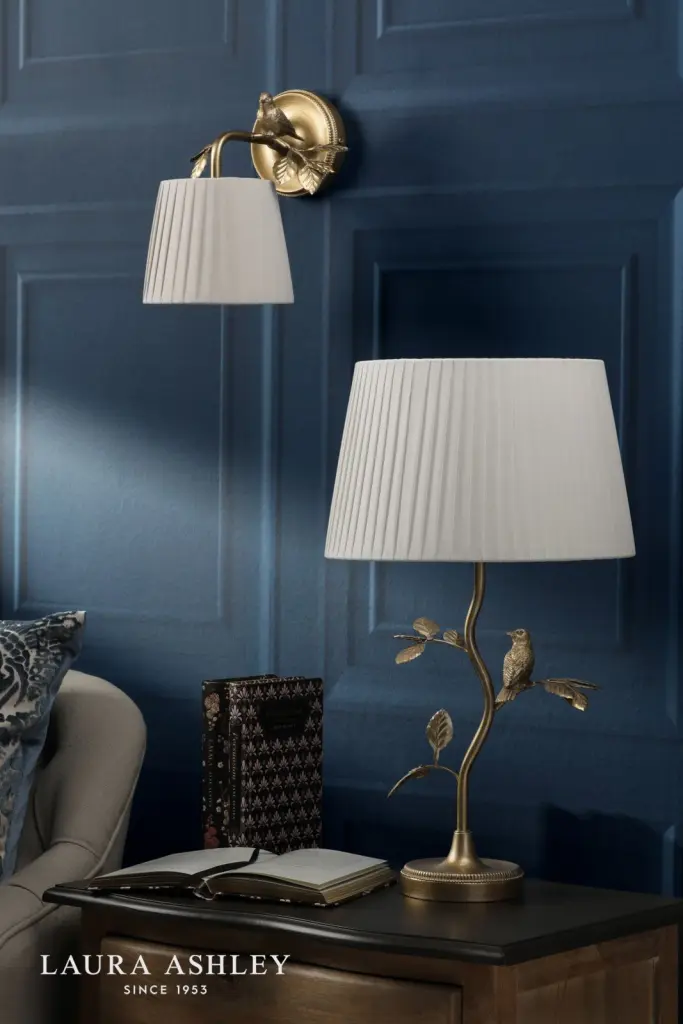 Egelton Aged Brass Wall Light C/W Shade