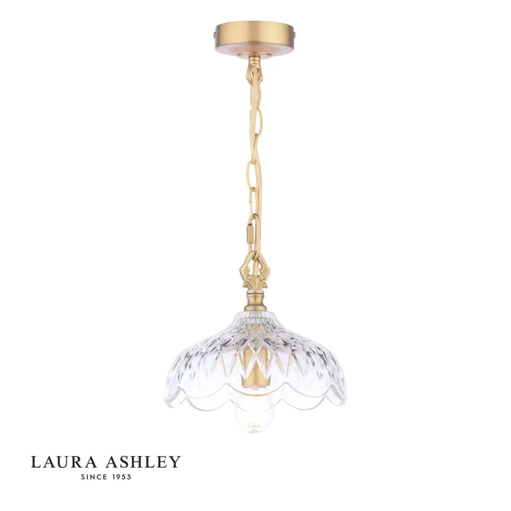 Eversden Antique Brass Single Pendant