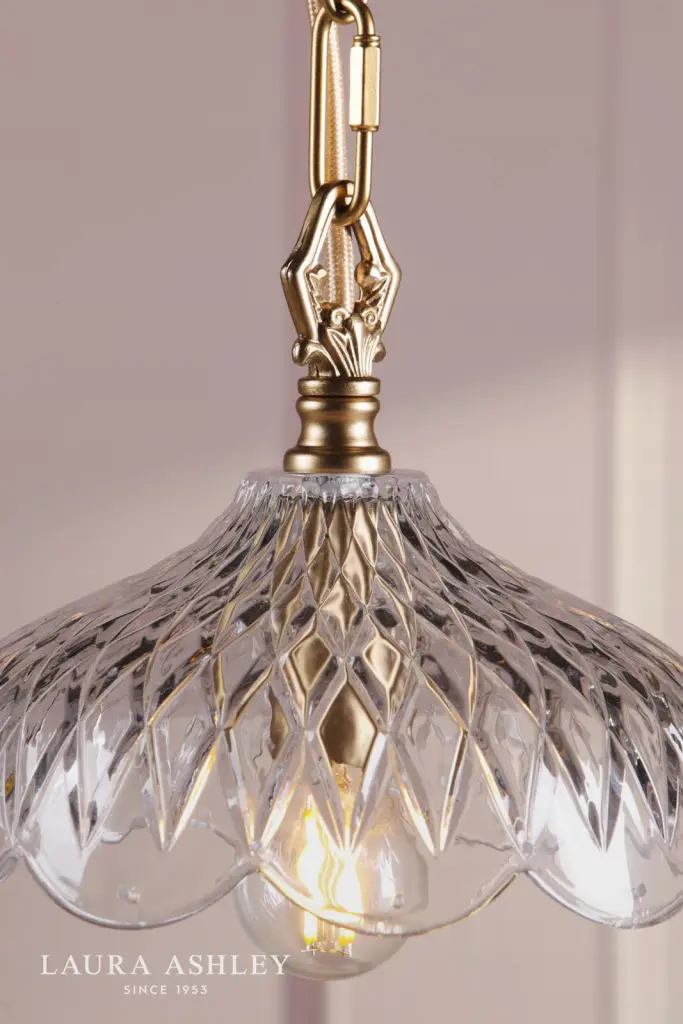 Eversden Antique Brass Single Pendant