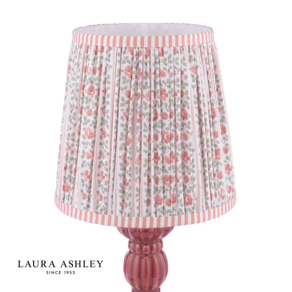 Kelbrook Red Ceramic Table Lamp C/W Shade