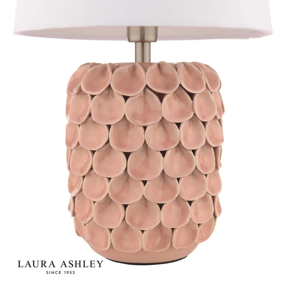 Marwick Pink Ceramic Table Lamp C/W Shade