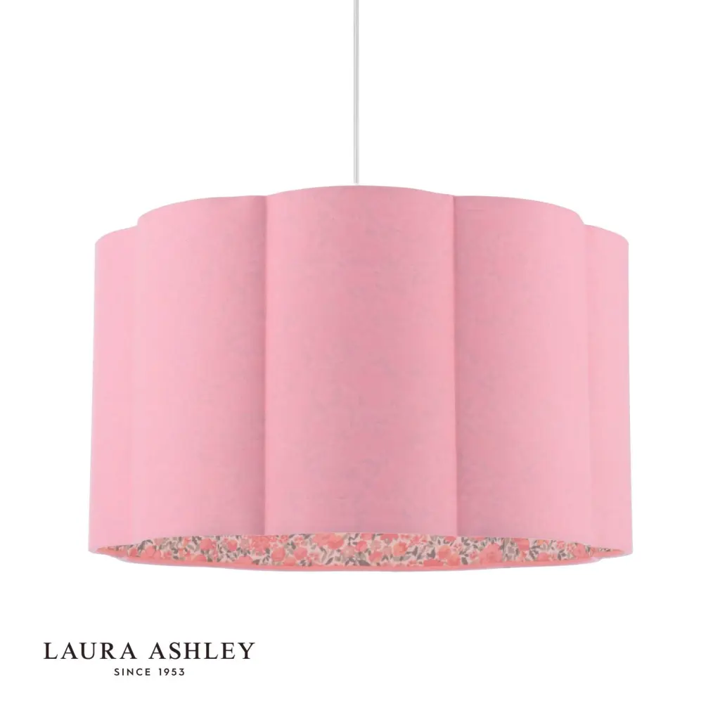 Loveston Pink Scalloped Shade