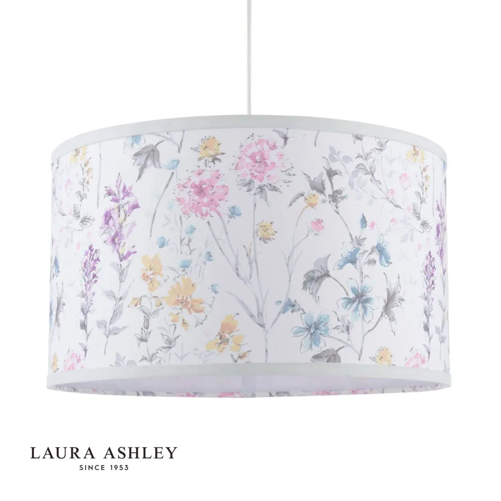 Wild Meadow Multi Coloured Drum Shade