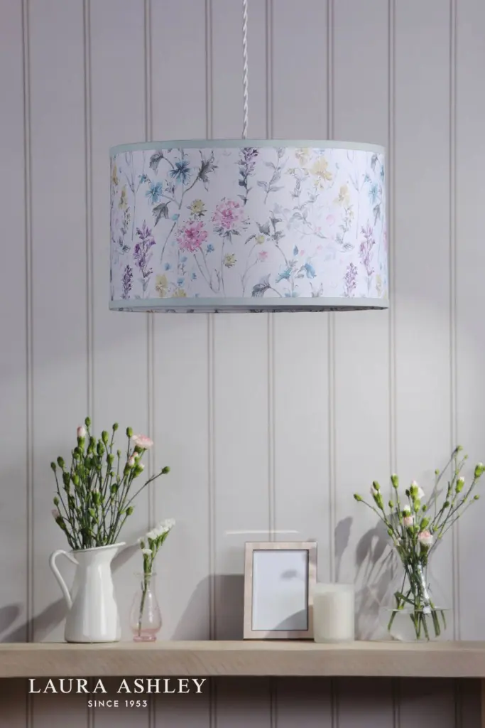 Wild Meadow Multi Coloured Drum Shade