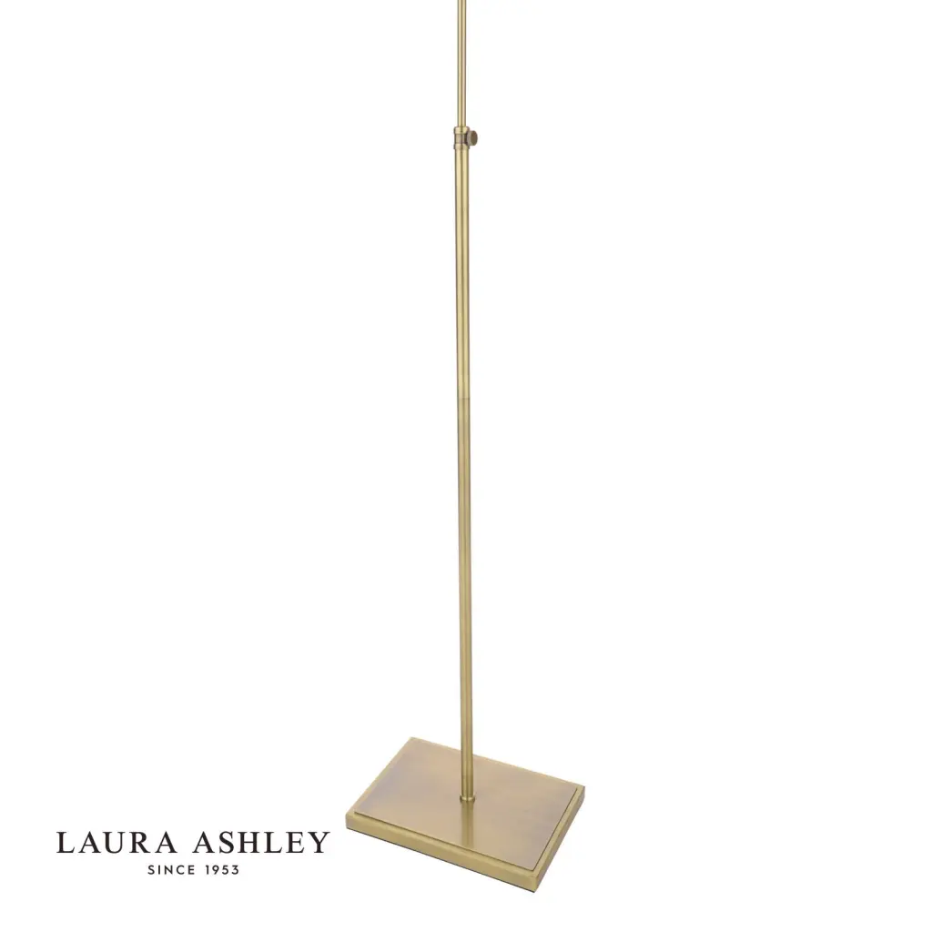 Bartley Antique Brass Floor Lamp C/W Shade