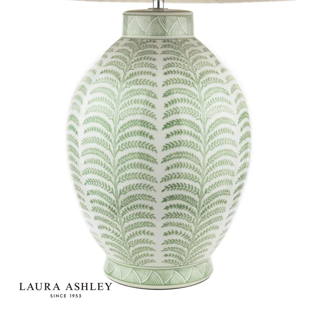 Stannard Green Table Lamp C/W Shade