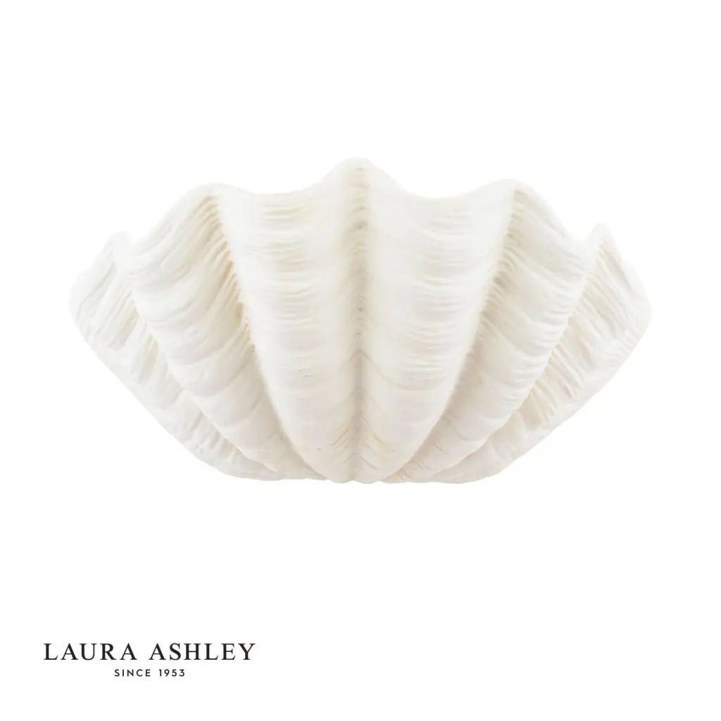 Shell White Ceramic Wall Light
